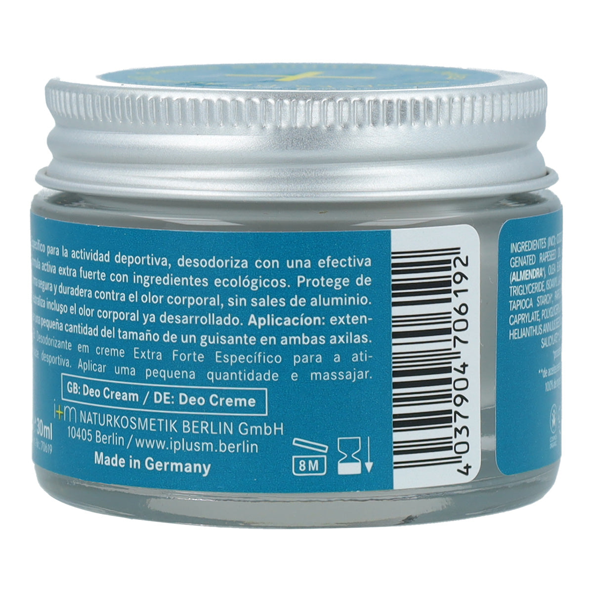 i+m Naturkosmetik Desodorizante Creme Extra Forte 30 ml