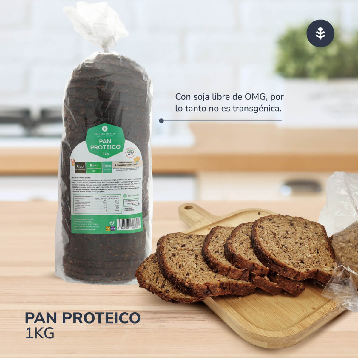 Pão Proteico Planeta Huerto 1 kg 