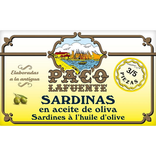 Sardinhas em azeite 3/5 unidades Paco Lafuente