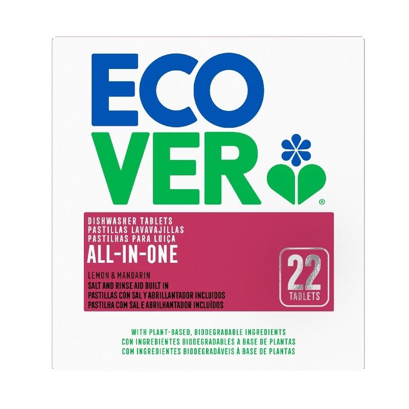 Ecover All-in-One Comprimidos para máquina de lavar louça - 22 comprimidos