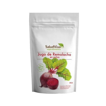 Sumo de beterraba biológico em pó 125g, Salud Viva
