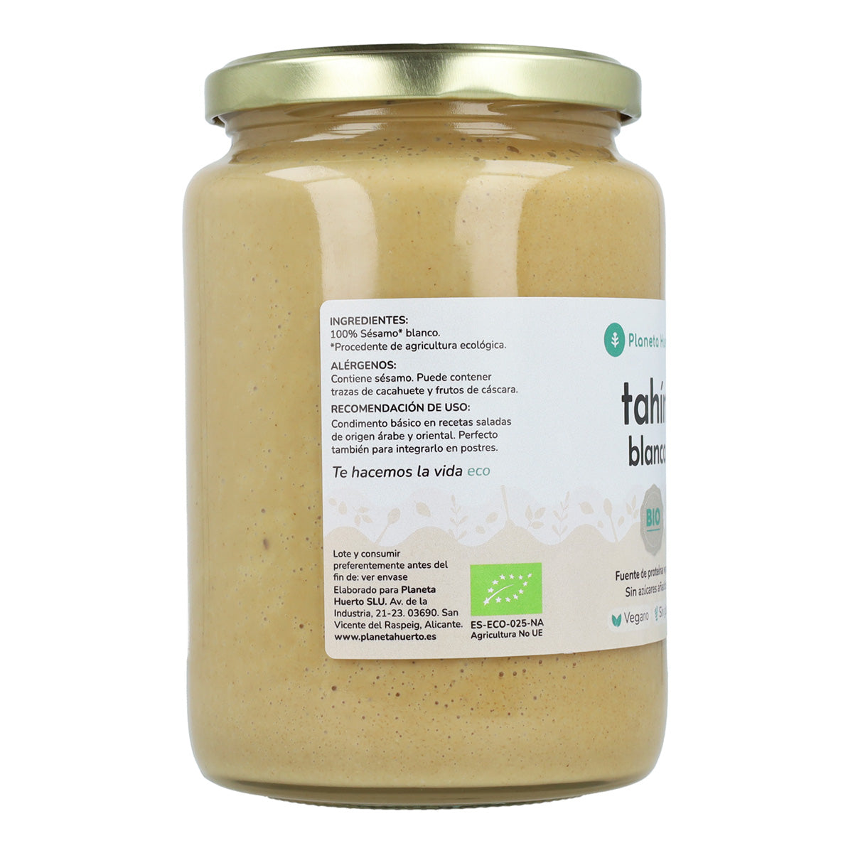 Tahini de sésamo branco ECO Planeta Huerto 700g