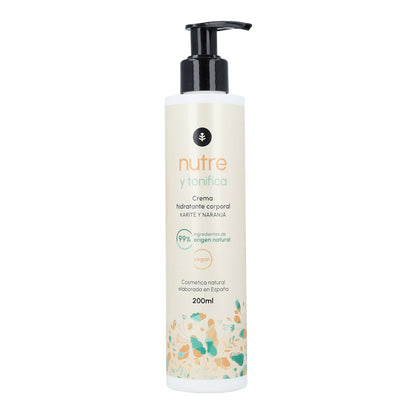 Planeta Huerto Karité e Laranja Creme Hidratante Corporal 200 ml