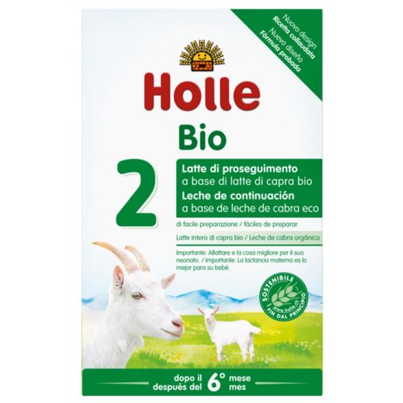 Leite de transição biológico de cabra Holle para maiores de 6 meses 400 g