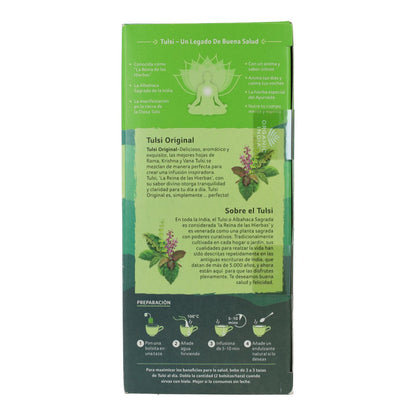 Tulsi Original Orgânico Índia 25 saquetas