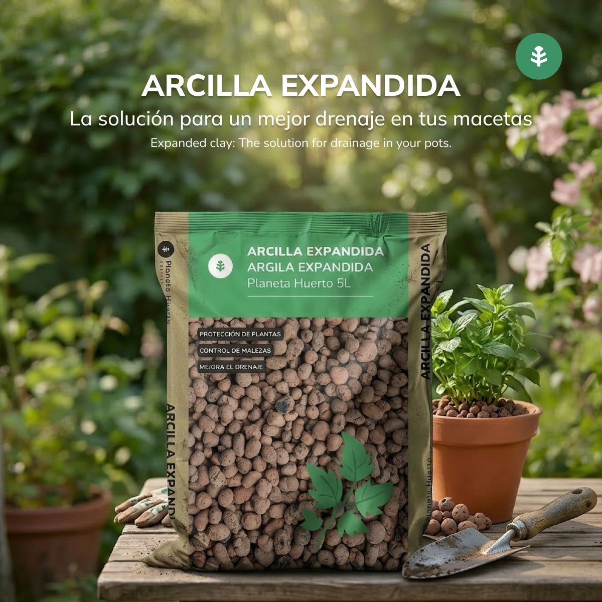 Planeta Huerto Argila Expandida 5 Litros