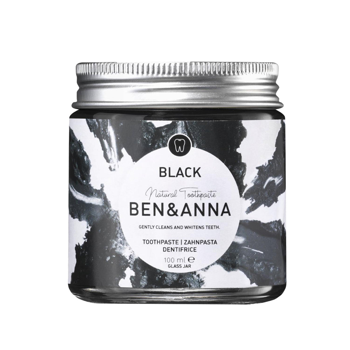 Pasta de dentes preta Ben&amp;Anna 100 ml