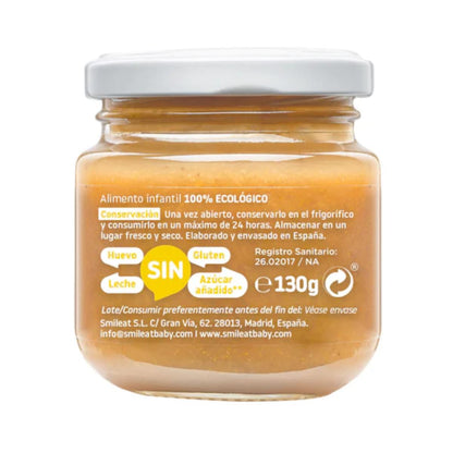 Pote Multifrutas Smileat Biológico com Manga +6 Meses 130 g
