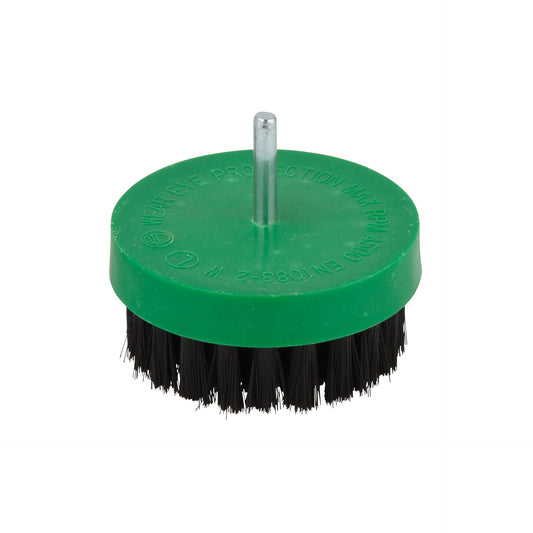 Wolfcraft 2713000 - 1 escova de polimento com cerdas macias, haste redonda Ø 6 mm Ø 80 mm