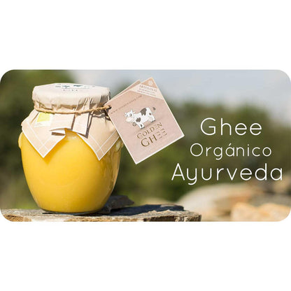 Manteiga de vaca clarificada biológica Golden Ghee Golden Ghee 370 ml