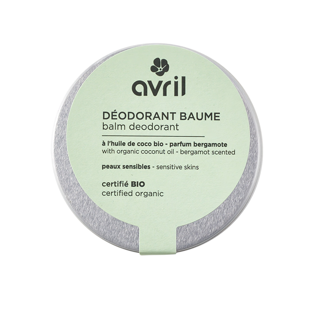 Bálsamo Desodorizante Avril Bergamota para Pele Sensível, 85 g