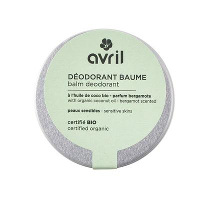 Bálsamo Desodorizante Avril Bergamota para Pele Sensível, 85 g