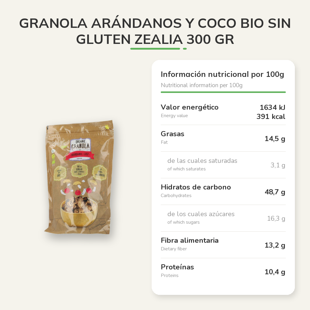 Información nutricional