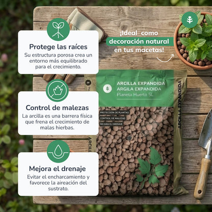 Planeta Huerto Argila Expandida 5 Litros