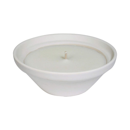 Vela anti-mosquitos citronela branca Ø15,5 cm Roura