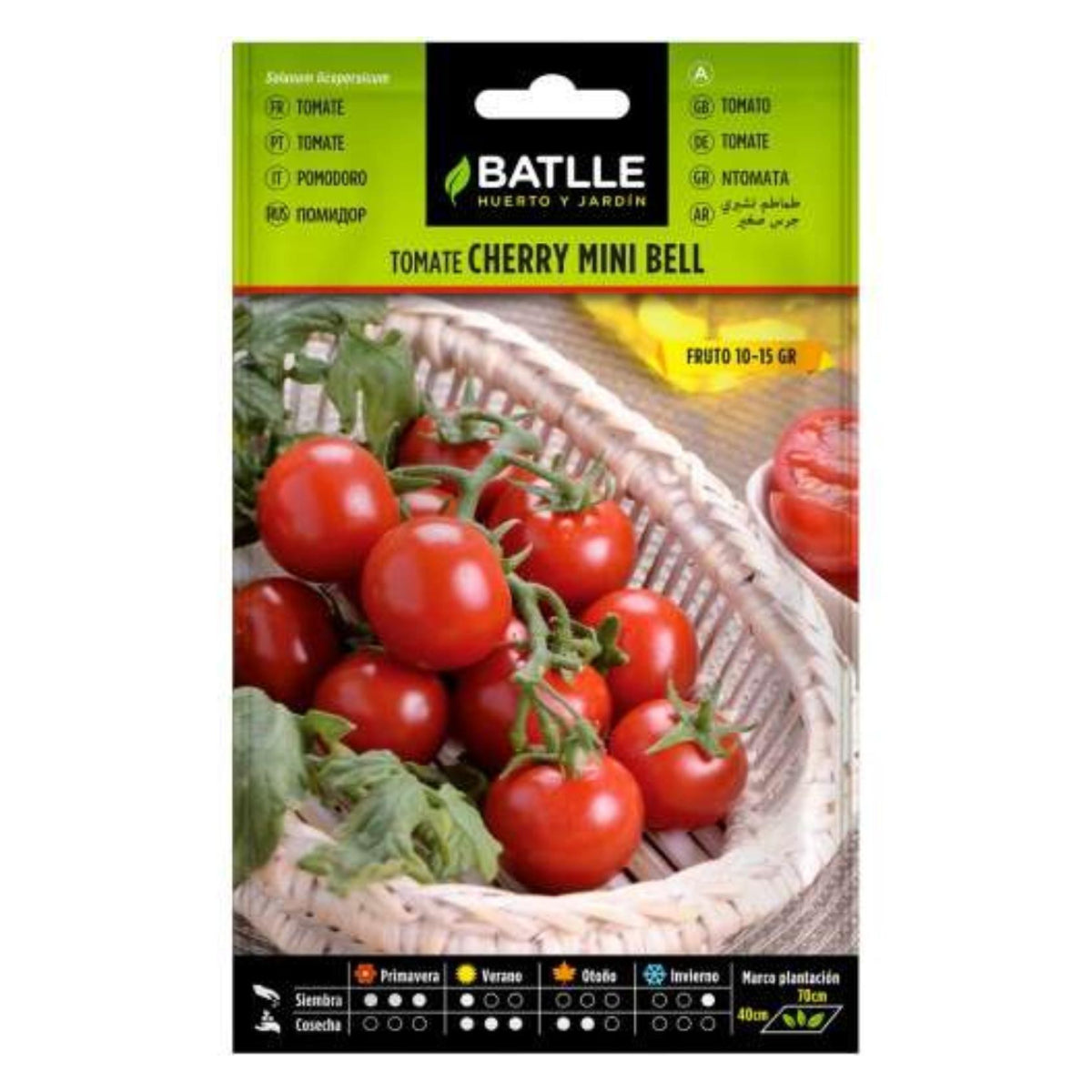 Sementes de tomate cocktail cereja Batlle