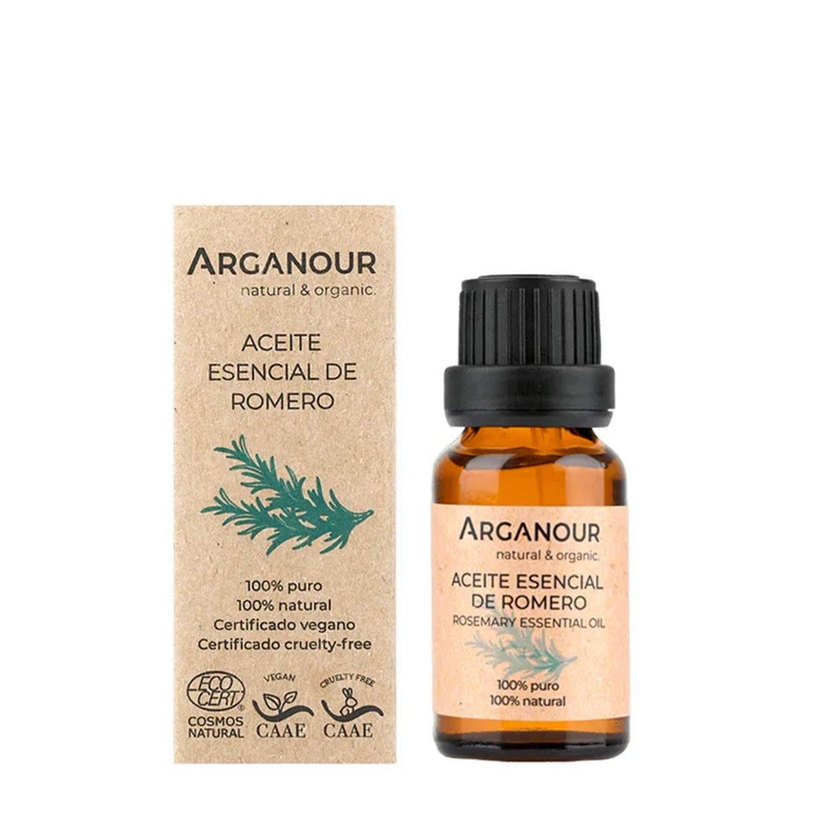 Óleo essencial de alecrim 100% puro Arganour 15ml