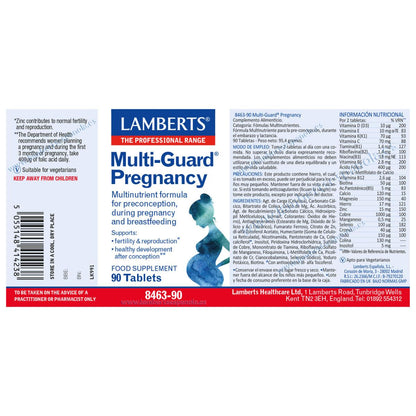 Multi-Guard® Gravidez Lamberts 90 Comprimidos