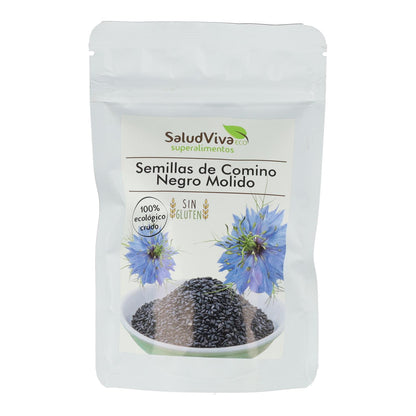Sementes de cominho preto moído biológico 100g, Salud Viva