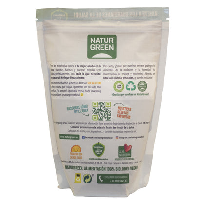 Farinha de Alfarroba Biológica Sem Glúten NaturGreen 500 g