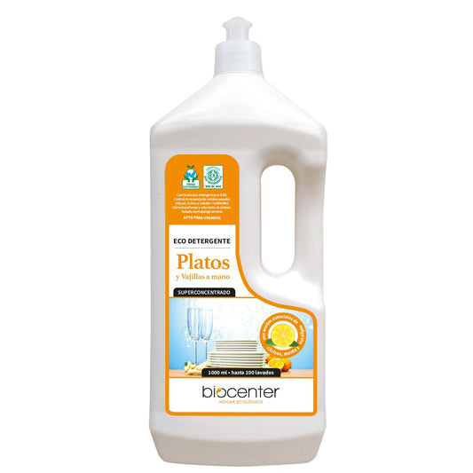 Biocenter Eco-detergente para louça e utensílios de mesa para uso manual 1 L