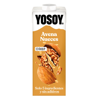 Bebida de Aveia e Nozes YOSOY 1L