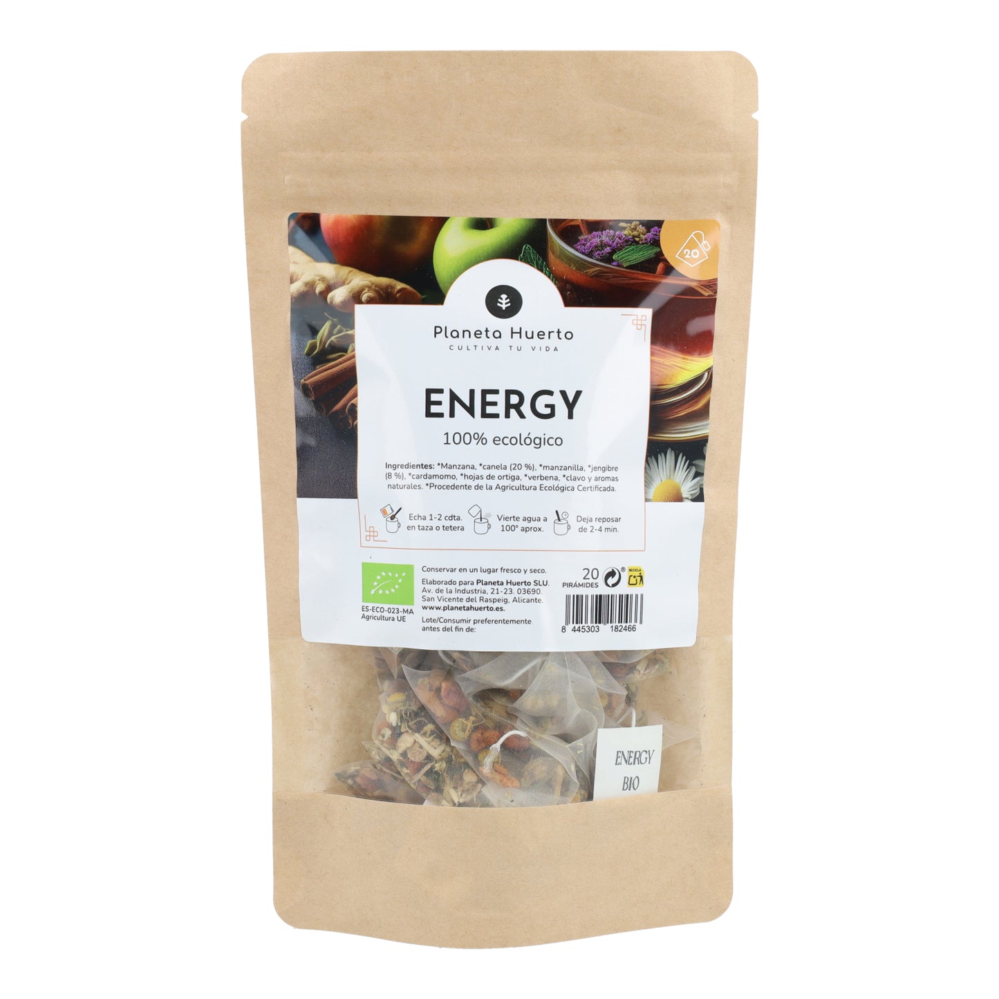 Infusão de Energia ECO Planet Garden 20 pirâmides
