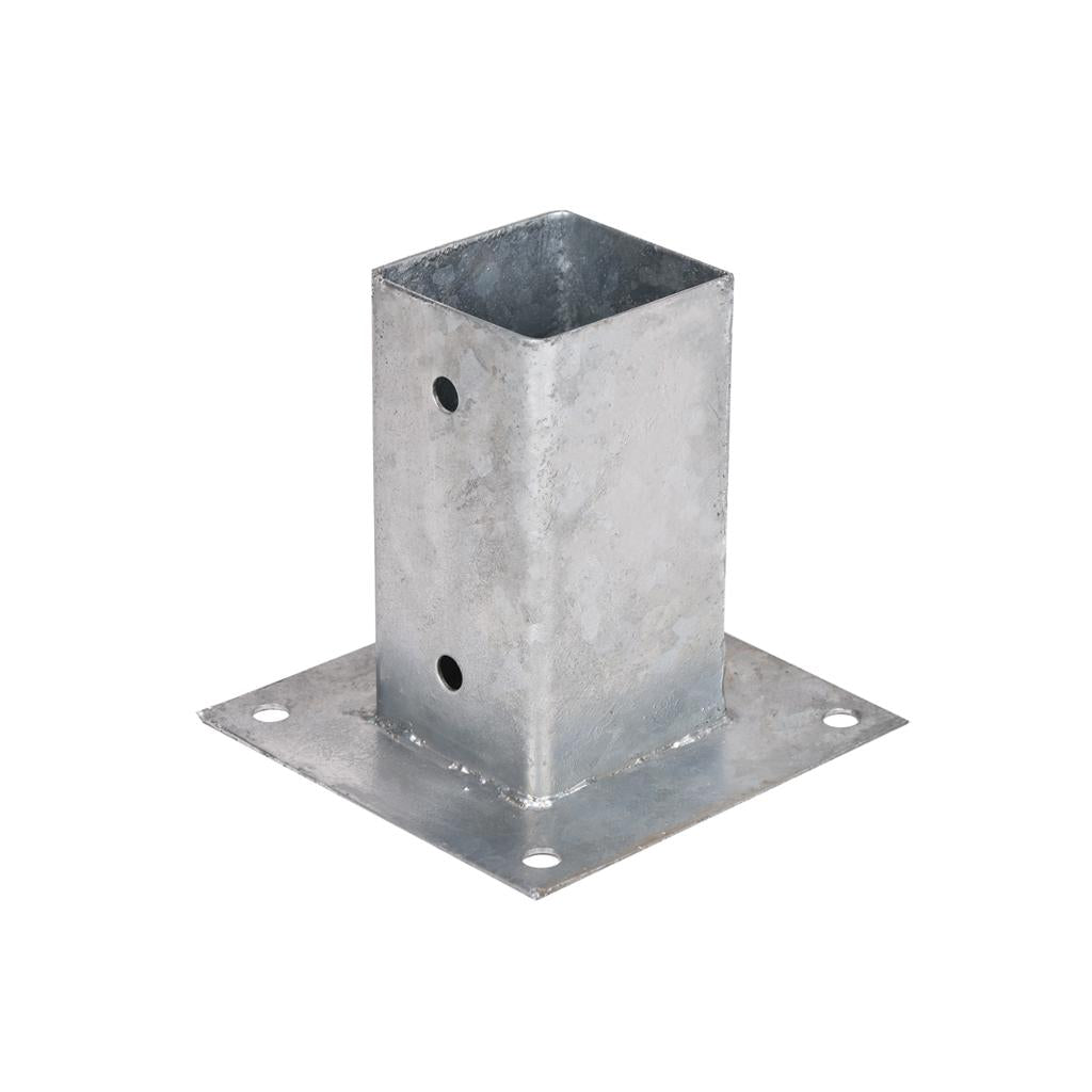 Suporte de ancoragem quadrado em metal para postes Faura 12x12 e pérgulas 