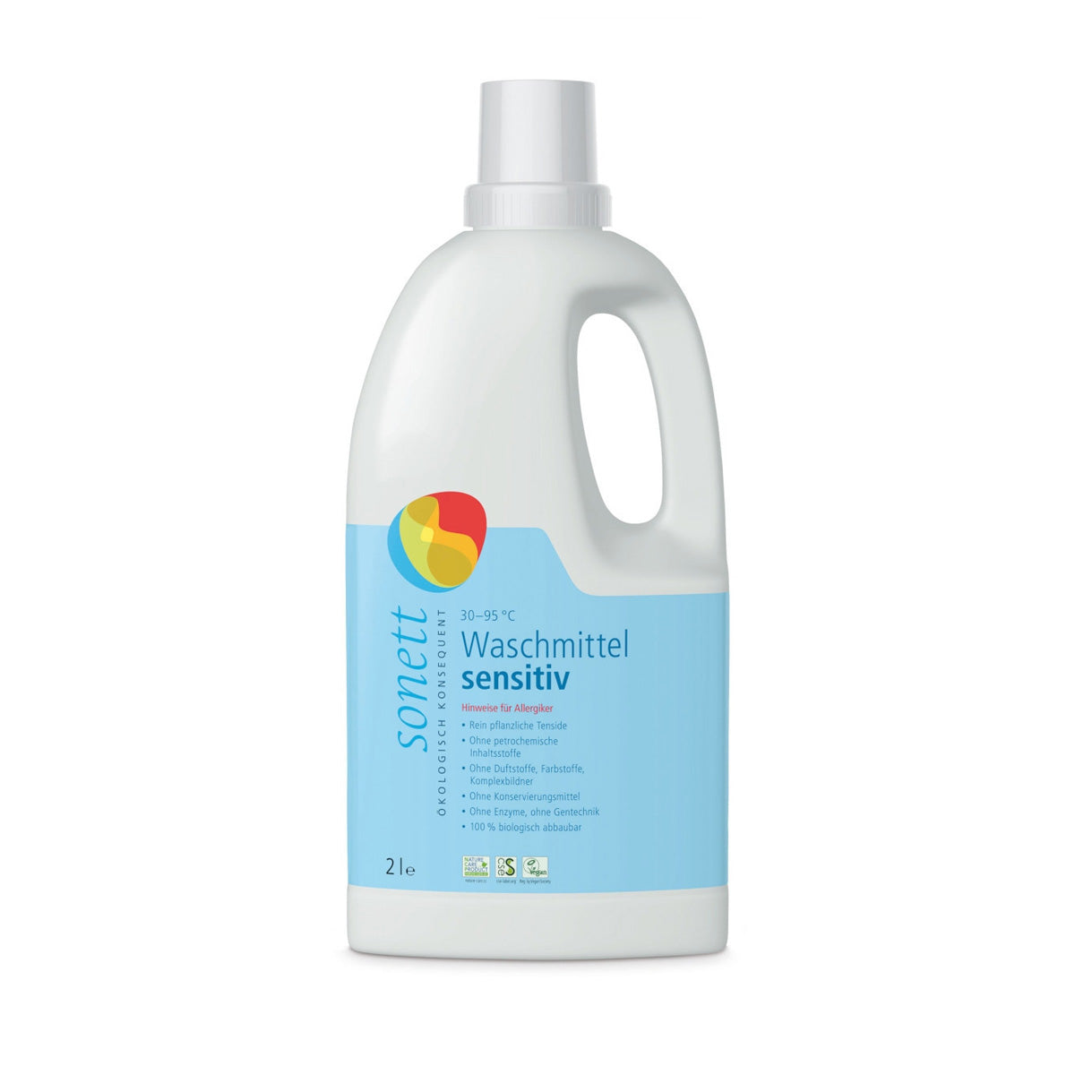 Detergente líquido neutro para roupa Sonett 2 L