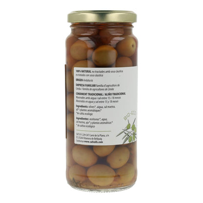 Azeitonas Manzanilla Biológicas de Cal Valls 350g