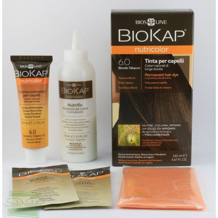 Tinta Loira Tabaco 6.0 Biokap 140 ml 