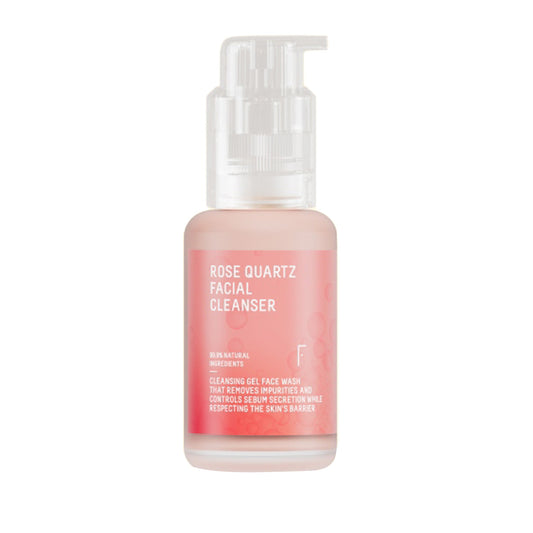 Tamanho mini - Limpador facial de quartzo rosa, Freshly Cosmetics, 50 ml