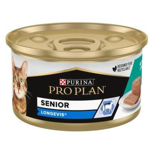 Pro Plan Cat Senior 7+ Longevis Mousse com Atum Purina 85 g