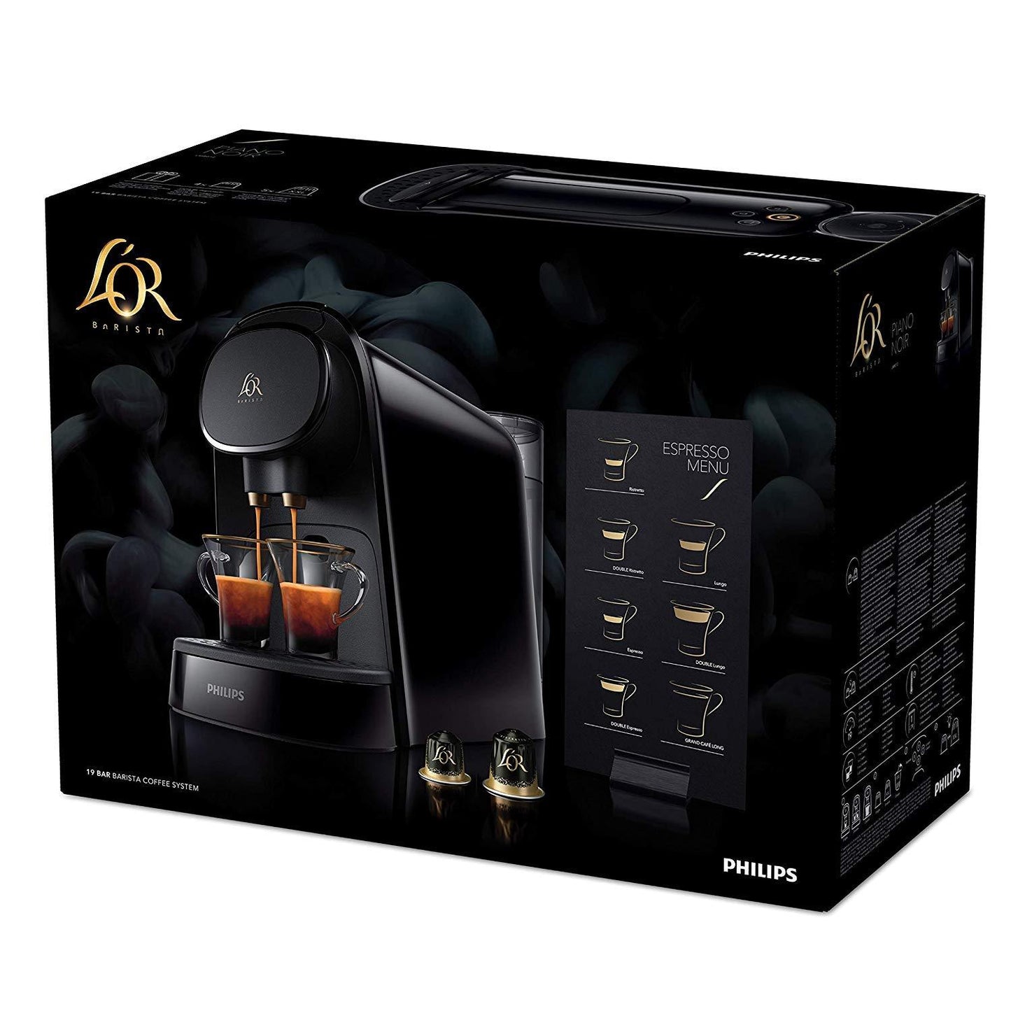 Máquina de café expresso em cápsulas L'OR Barista LM8012/60
