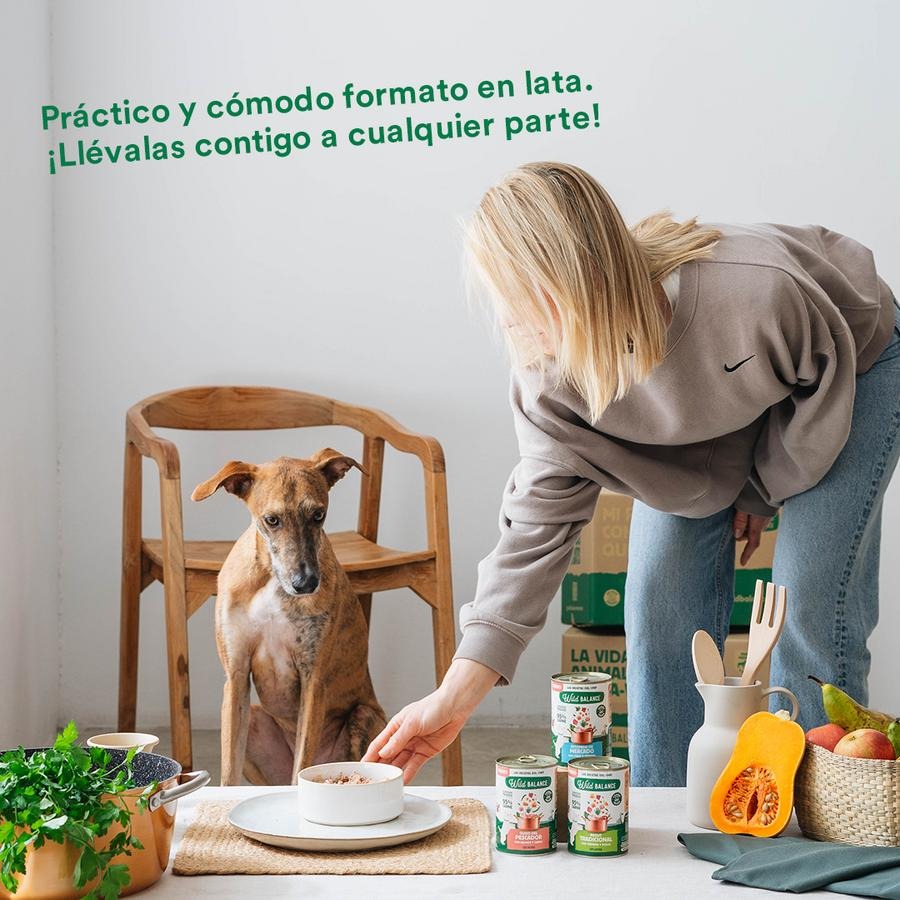 Pack de 6 Ragouts Tradicionais de Carne e Frango Wild Balance para Cães 400 g
