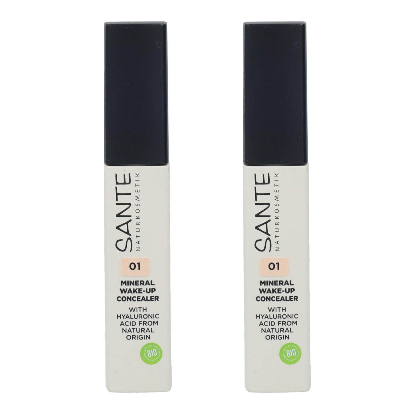 Pack de 2 corretores Mineral Wake-Up 01 Neutral Ivory Sante 8 ml