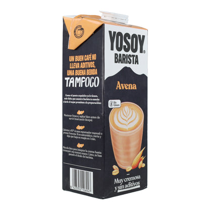 Bebida de aveia para barista sem glúten YOSOY 1L