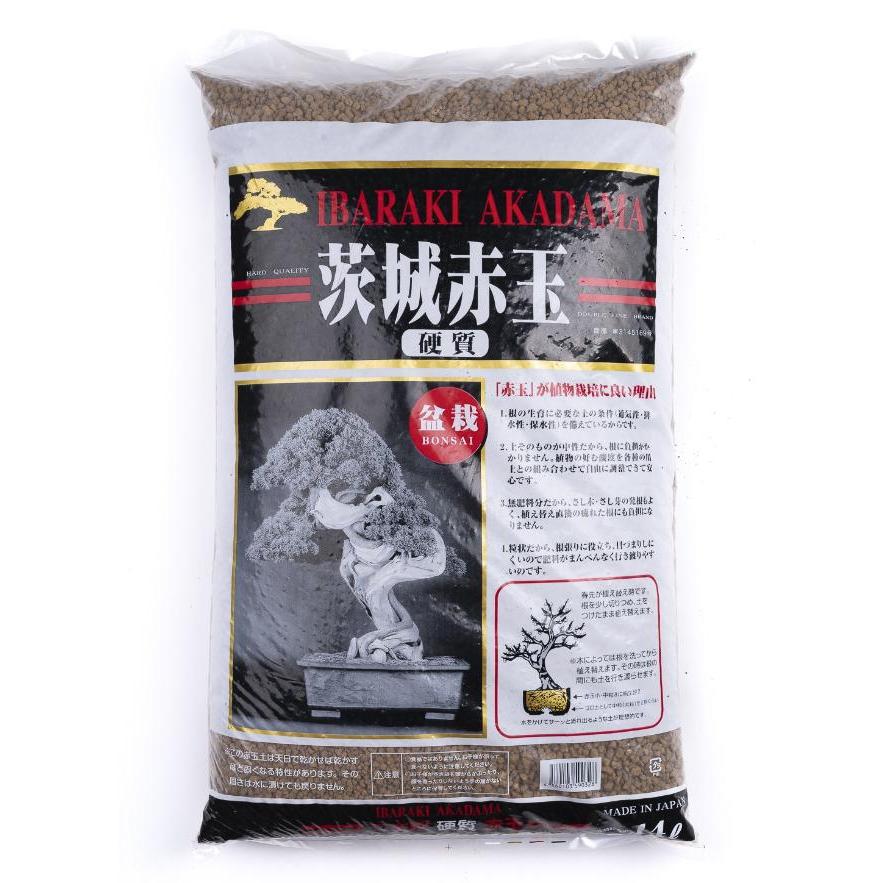 Akadama Ibaraki qualidade extra grão pequeno 2-6 mm 14 L