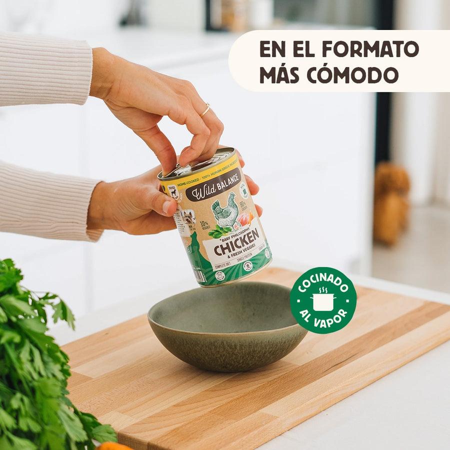 Wild Balance Chicken Barf Pack para cães 6 x 400 g