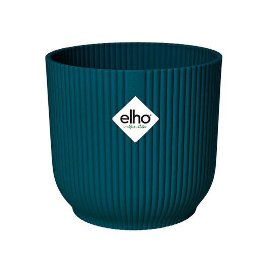 Vaso redondo dobrável Vibes azul profundo Elho 30 cm
