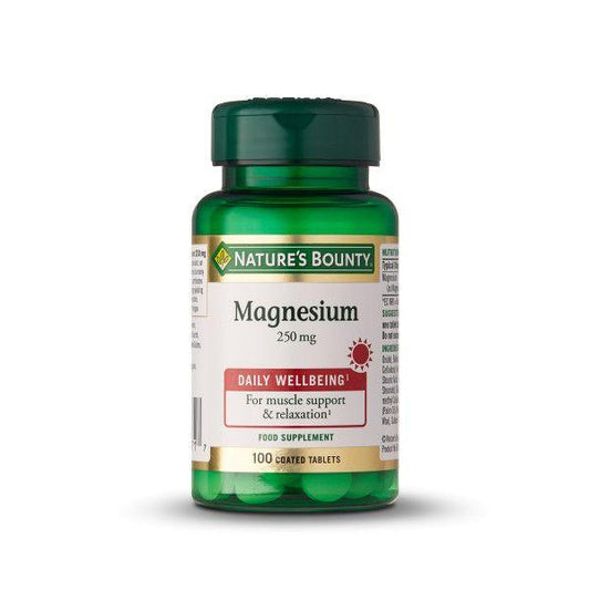 Magnésio 250mg 100comp Nature's Bounty