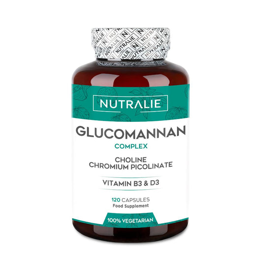 Nutralie Glucomannan com Colina + B3 + D3 Emagrecimento 120 cápsulas