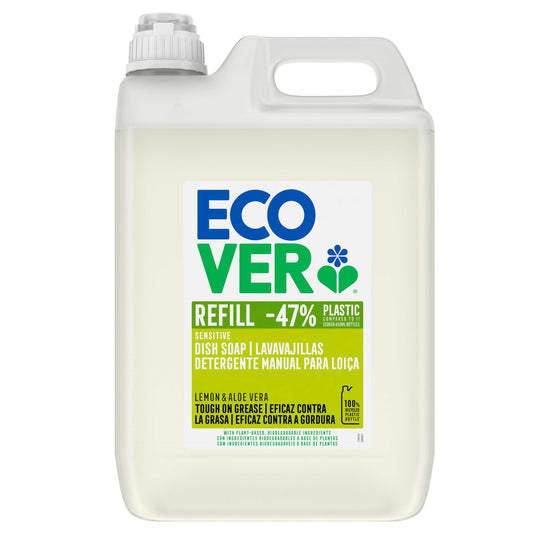 Desengordurante para máquina de lavar loiça Ecover Limão e Aloé Vera 5L