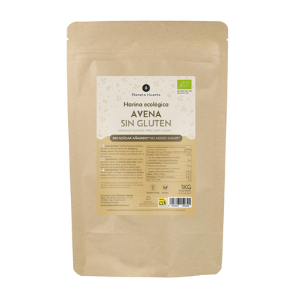 Farinha de Aveia Sem Glúten ECO Planeta Huerto 1 kg