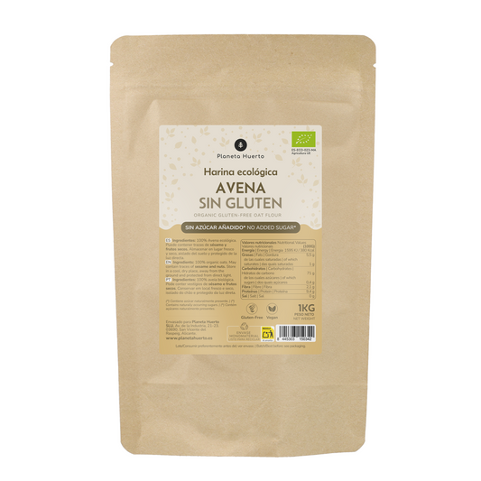 Farinha de Aveia Sem Glúten ECO Planeta Huerto 1 kg