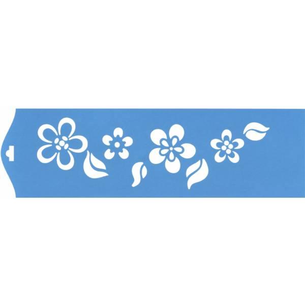 Modelo de stencil de flor