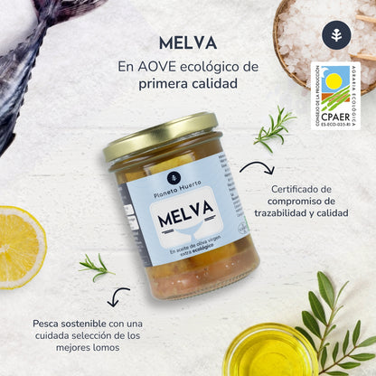Melva em azeite virgem extra ECO Planeta Huerto 190 g