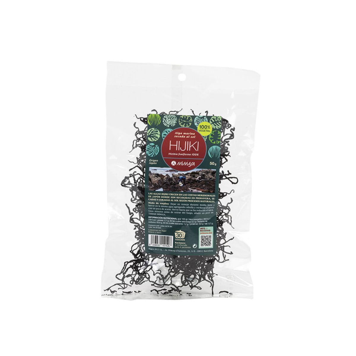 Hijiki Origen Japón Mimasa 50g