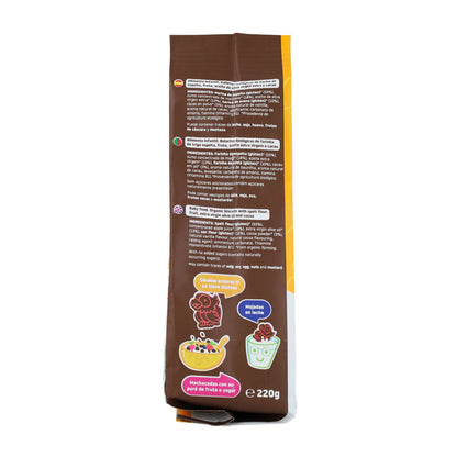 Biscoito Biológico de Espelta, Aveia e Cacau Smileat 220g