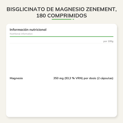 Información nutricional